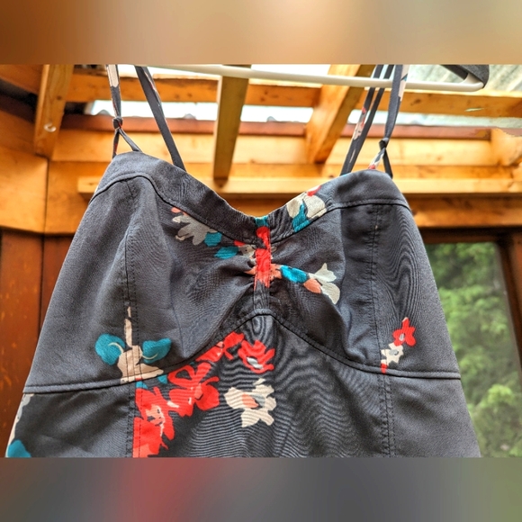 AEO grey spaghetti strap summer dress - Picture 3 of 3